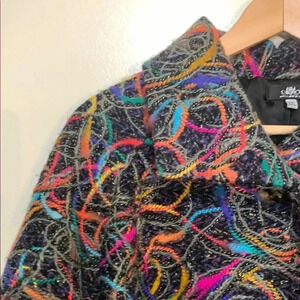 Vintage Miss  Nikky Wearable Art Winter Peacoat w 2 Front Pockets